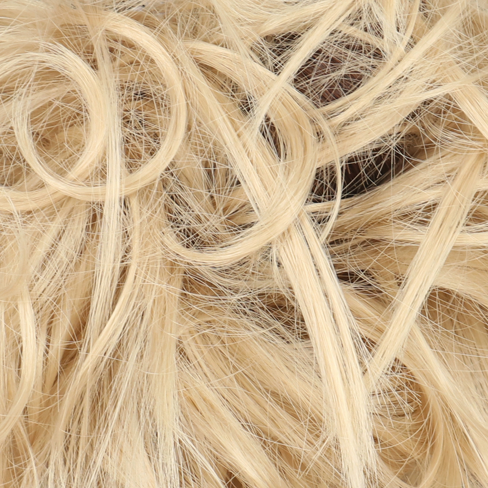 Synthetic Hair Bun Chignon Ladies Ponytail Hair Extension Scrunchie Elastic Wave Curly Hairpieces Scrunchie Wrap