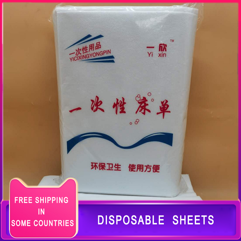 100 PCS 70x170CM Disposable Thicken Non-Woven Bed Sheet Waterproof Bed Cover Beauty Salon SPA Tattoo Massage Table Hotels Travel