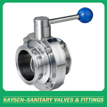 Sanitary Clamped Butterfly Valve 3A