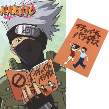 Anime Naruto Notebook Kakashi Icha Icha Paradise Cosplay Costumes Props Color Page Notepad