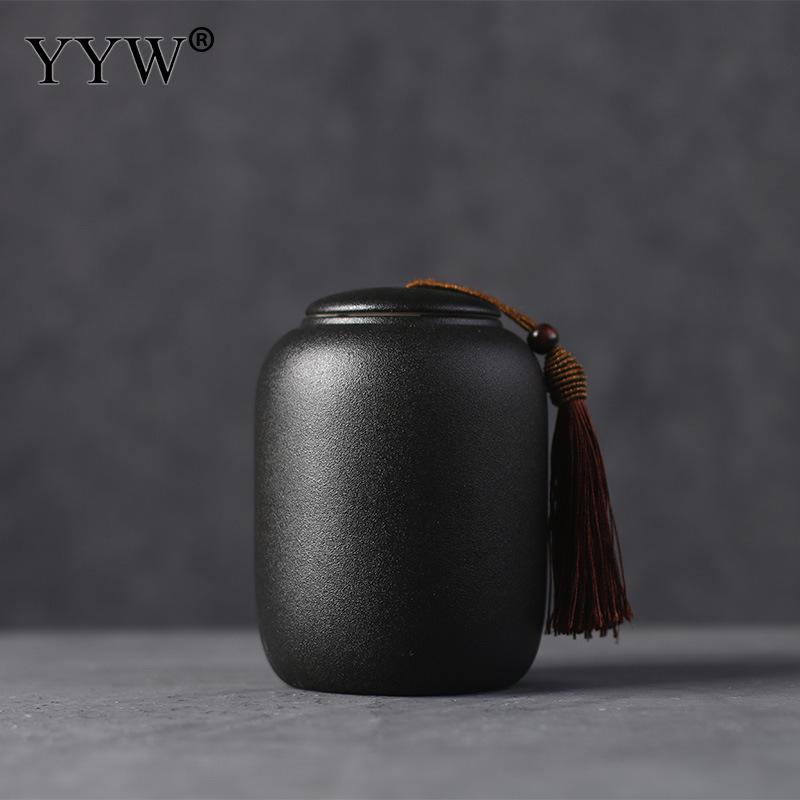 Black Cremation Urns For Pet Human Ashes Ceramic Urn Small Keepsake Funeral Casket Pet Memoria Urne Keepsake Urns For Ashes