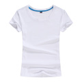 100%Cotton Fashion Women′s Round Neck Tshirt Tee Shirt (TW-035)
