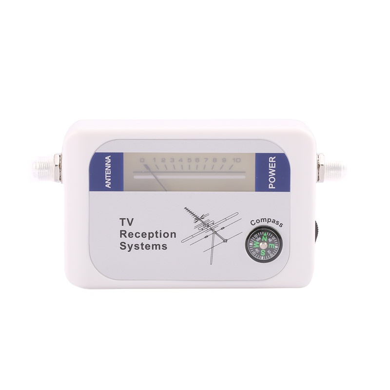 Displaying SCLS DVB-T Finder Digital Aerial Terrestrial TV Antenna Signal Strength Meter White