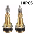 Valve Tyre Valves Stems Wheel Rim TR618A Brass Brass & Rubber Replacement for Agricultural Tractor