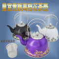 colorful water kettle flower tea kettle with infuser