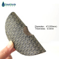 Free shipping 4 inch electroplated polishing pads dry and wet for grinding granite abrasive pads