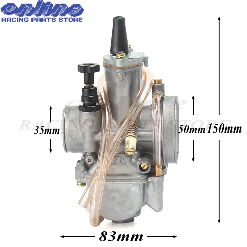 30mm Carb for koso pwk30 carburetor Carburador with power jet fit on 2T/4T engine racing motorcycle