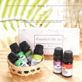 MISHIU 6Pcs/set Pure Natural Essential Oil Set Humidifier Rosemary Peppermint Massage Aromatherapy Fragrance Set Gift Box 10ML