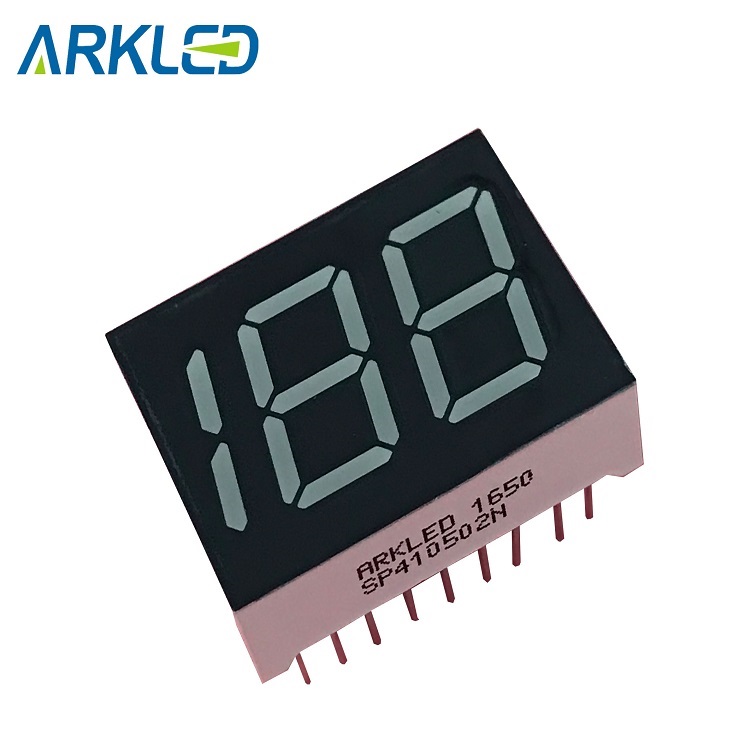 0.5 inch three digits led display PG color