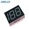 0.5 inch three digits led display amber color