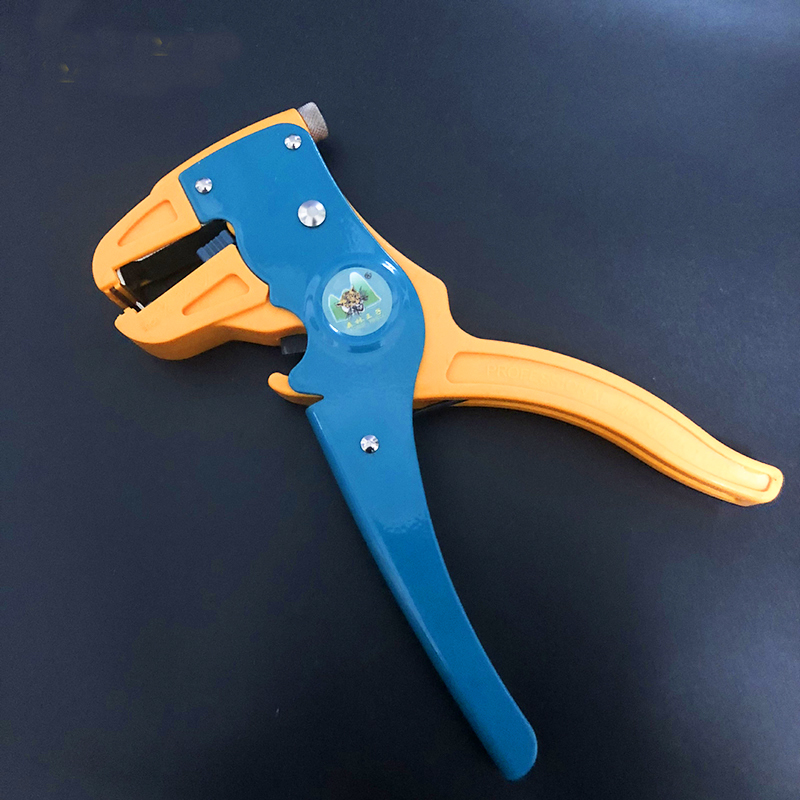 Hs-700d Duck-billed Stripper Forceps Self-adjusting Insulation Wire Stripper Cutter Hand Crimping Tool Decrustation Pliers Bent