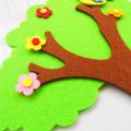 Felt Big Banyan Tree Wall Sticker Creative Cartoon Wall Decor for Kindergarten Children Room