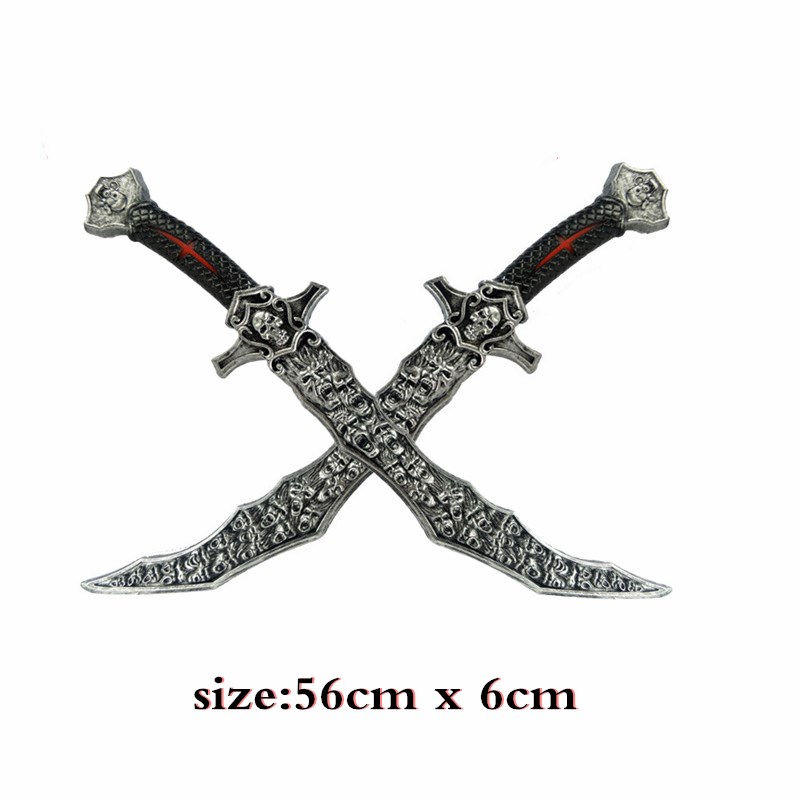 Skull Pirate PU Sword Cosplay Pirate Weapon Stage Performance Simulation Props Snake Body Sword Toy Sword Weapon