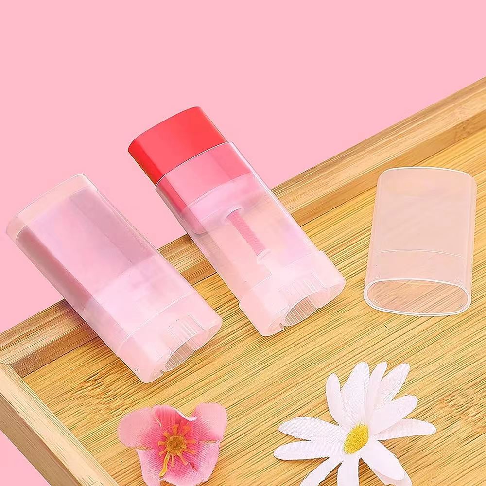 15g oval lip balm tube