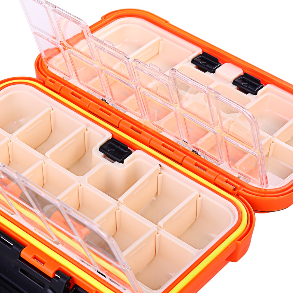 Sougayilang New Arrived Fishing Tackle Box Compartments 4Color Fish Lure Line Hook Fishing Tackle Fishing Accessories Box
