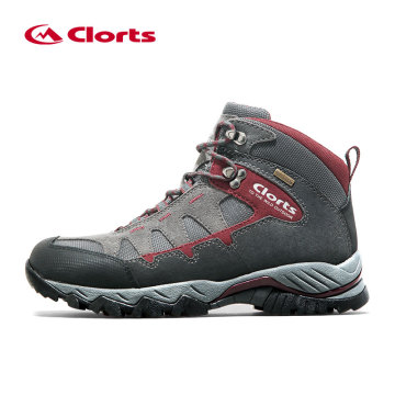 Clorts Genuine Leather Hiking Shoes Waterproof Men's Sneakers Non-slip Hunting Boots Suede Breathable Mountain Climbing Boots