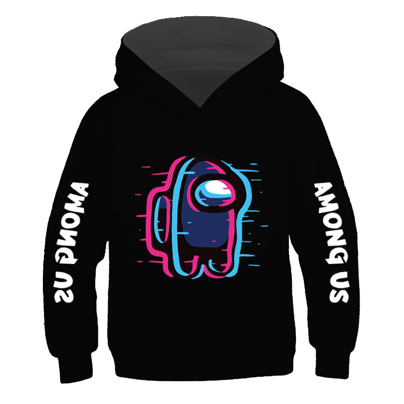 Boys Girls Among Us Impostor Hoodies Cartoon Print Pullover Children Hip Hop Streetwear Cotton Sweatshirt Casual Hoodies Clothes