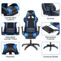 155° Furniture Office Chair High Back Gaming Chair Recliner Computer PU Leather Seat Gamer Office Lying Armchair with Footrest