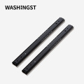 WASHINGST 27mm Width Two Sections Ball Bearing Telescopic Furniture Keyboard Tray Drawer Slides Rail