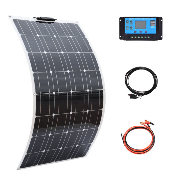 Solar panel kit complete 100w 200w 300w 400w 500 w 600w Photovoltaic panels cell for 12V 24v battery home car Boat yacht