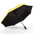 Eight-Ribs Self-Opening Automatic Rain Umbrella Wind-Resistance Sunscreen Parasols Men's Business Dual-Use Folding Umbrella