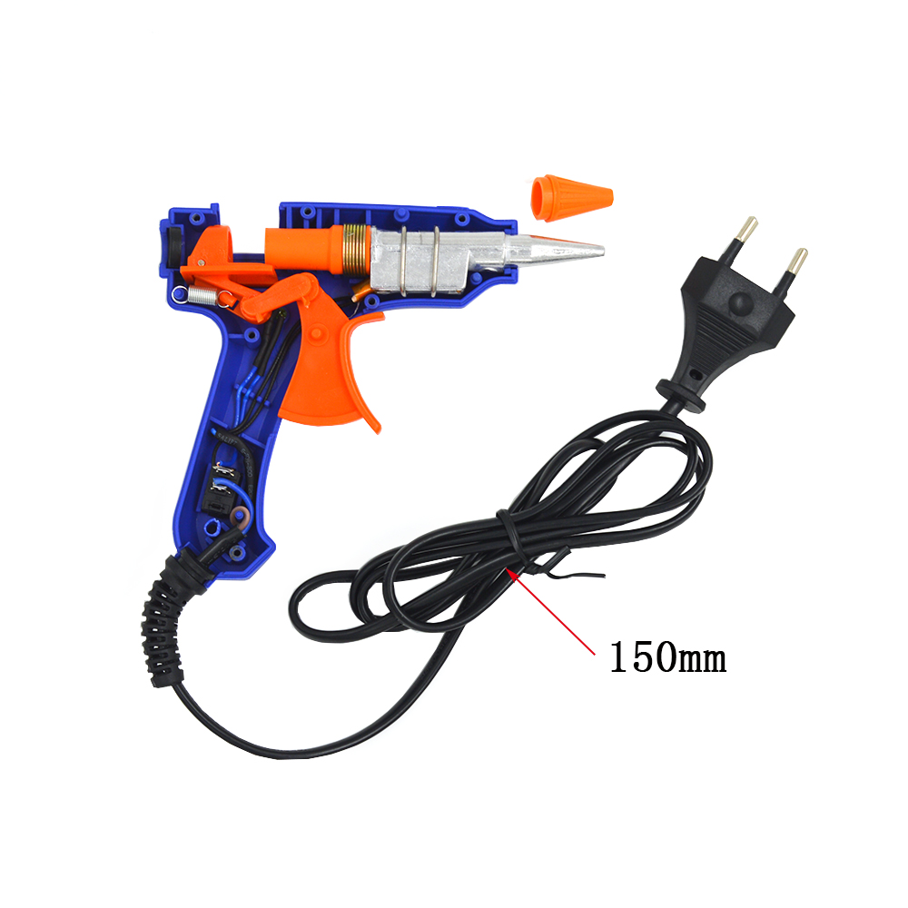 Chanseon 20W EU/US Hot Melt Glue Gun with 20pcs 7mm Glue Sticks Industrial Mini Guns Thermo Electric Heat Temperature Tool