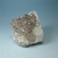 Natural mineral red crystal dolomite stone symbiosis chalcopyrite mineral specimens teaching specimens of the original stone