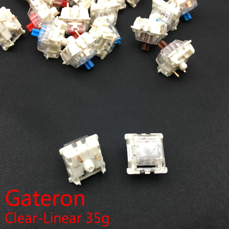 Gateron SMD Switches black red brown blue clear green yellow 3pins Gateron Switch for Mechanical Keyboard fit GK61GK64 GH60