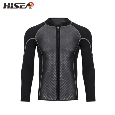 Hisea Sea Men High quality 2.5mm neoprene wetsuit/Surfing/diving suit Individuality surf clothing keep warm winter swimsuit