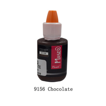 Tattoo Inks 10ML 9156 Chocolate Plant extract intensity organic non-toxic EYEBROW tattoo micro Pigment permanent makeup Ink