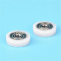 1 pcs 3*14*4mm wrapped plastic bearing pulley 623ZZ inner hole 3mm plane roller plastic wheel POM