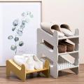 Stackable Shoe Storage Shelf Nordic Simple Shoe Rack Home Plastic Shoe Cabinet Layered Organizers Racks