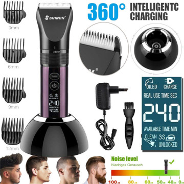 Electric Hair Trimmer Clipper Men Professional Digital Beard Trimer Body Face Hair Clippers Adult Cordless Hair Cutting Machine