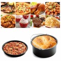 Home Air Frying Pan Accessories Five Piece Fryer Baking Basket Pizza Plate Grill Pot Mat Multi-functional Kitchen Accessory