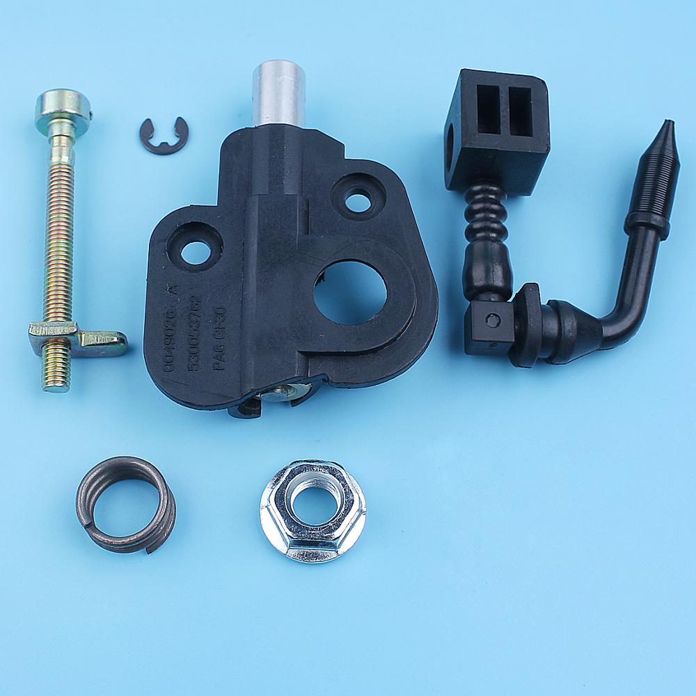 Oil Pump Worm Gear Chain Tensioner Adjuster Kit For Jonsered 2035 CS2137 CS2138 CS 2137 2138 Chainsaw Bar Nut Replacement Parts