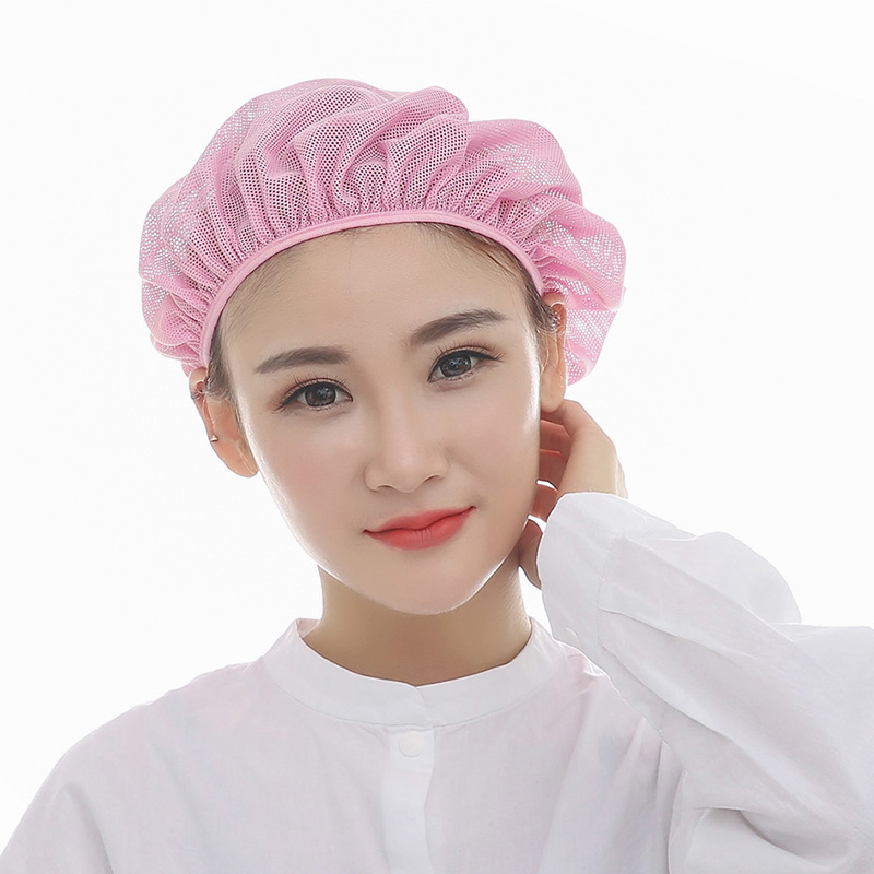 Elastic Mesh Caps Kitchen Restaurant Chef Hat Hotel Bakery Uniform Waiter Work Wear Hats Catering Cooking Cap Workshop Cap