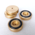 BRZHIFI aluminum feet (with rubber ring) for power amplifier/preamplifier/speaker D:39mm H:12mm