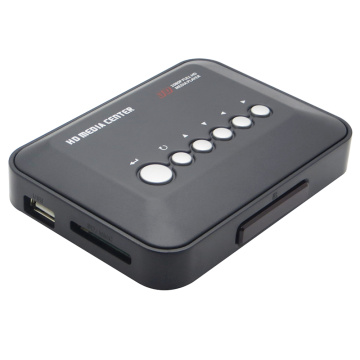 5pcs/lot Full HD 1080P 3D Media Player with HDMI AV HDD Player