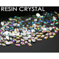 4x6 5x8mm Tear Drop Crystals Nail Art Clear AB Acrylic rhinestones plastic Non Hotfix Flat back glitters for DIY jewelry Stone