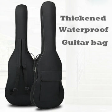 Guitar Bag Waterproof Electric Bass Guitar Bag Soft Case Gig Bag Adjustable Double Shoulder Straps Padded Guitar Carry Bags
