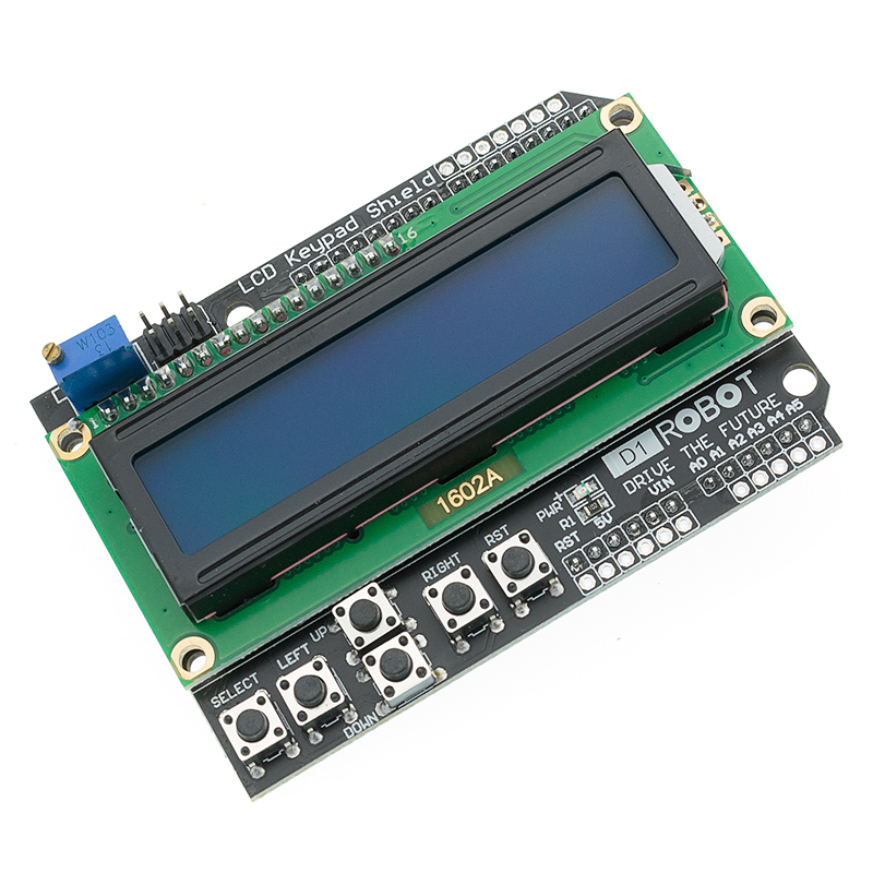 LCD Keypad Shield LCD1602 LCD 1602 Module Display For Arduino ATMEGA328 ATMEGA2560 raspberry pi UNO blue screen