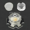 200pcs/lot 13mm mini LED Lens 15 30 45 60 90 100Degree Needn't Holder 1W 3W synthetical IR LED Power lenses Reflector Collimator