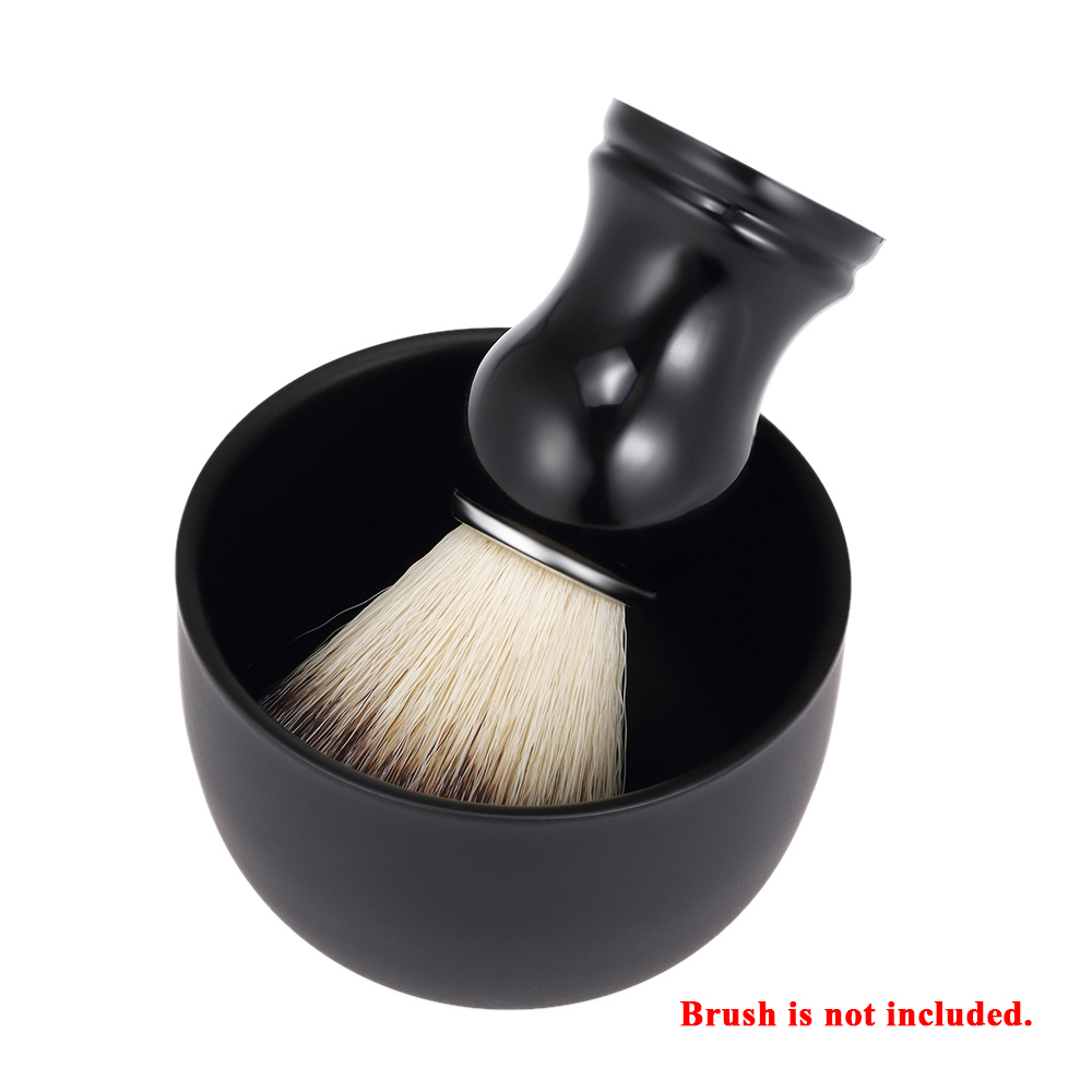 Shaving Brush Bowl Stainles Steel Shave Cream Barber Beard Razor Cup For Shave Brush Male Face Cleaning Soap Mug Tool Set Silver