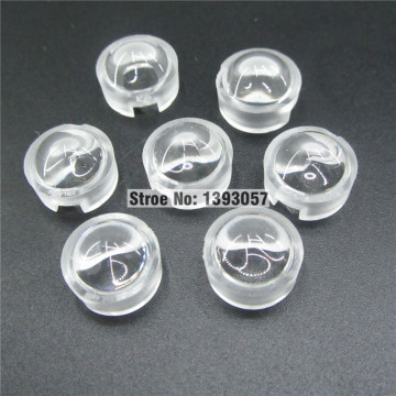 50pcs/lot 13mm LED mini Lens 15 30 45 60 90 100Degree Needn't Holder 1W 3W synthetical IR LED Power lenses Reflector Collimator