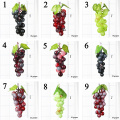 Artificial Fruit Fake Green Grapes Plastic Fake Decorative Fruit Lifelike Home Wedding Party Garden Decor Mini Simulation Fruit