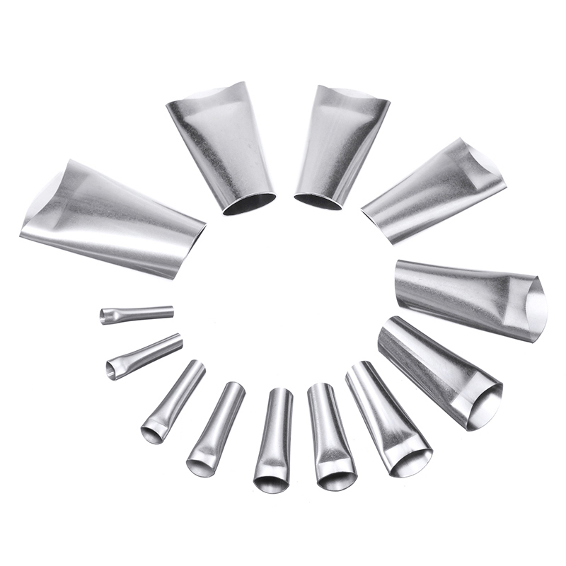 14pcs Stainless Caulking Finisher Nozzles For Wall Construction Finishing Applicator Sealant Nozzle Caulking Gun Tool Parts