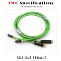 Xangsane RCA to XLR Balanced Signal Cable Suitable for CD/Amplifier/Amplifier/Projector/o and Other o-Visual Equipment