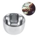 Stainless Steel Hairdressing Shaving Cream Soap Mug Bowl Cup Tool Shaving Mug Male Face Cleaning Tools