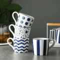 1.5L Blue Ceramic Water Jug Milk Tea Juice Bottle Household Kitchen Water Pot Kettle Mug Microwave Supply Water Jar