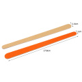 50Pcs Wooden Nail File Slim Wood Nail Buffer 180/240 Double Side Sandpaper Buffing Block Manicure Orange Color Pro lime a ongle
